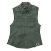 Leichte Damenbluse Freizeitbluse Freizeithemd Westernhemd Westernbluse Safaribluse  Damenbluse ohne Ärmel Westenbluse 