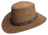 Kinder Cowboyhut Lederhut  Allwetterhut Sonnenhut SONNENSCHUTZFAKTOR UPF 50+
Travellerhut Outbacker Wanderhut 