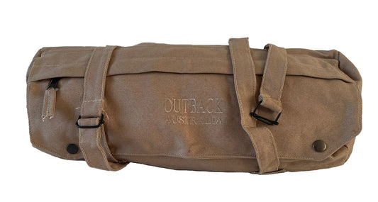 Jacket Bag für Werkzeug, Regenkleidung und anderes Zeug aus Baumwolle in beige