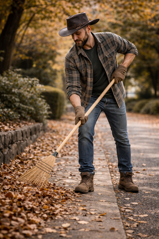 Allwetter Cowboy Lederhut mit UPF 50+ – Unikat – für Damen, Herren & Kinder – robust, wetterfest & atmungsaktiv