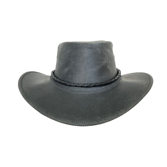William Junior- Kinder Lederhut in schwarz, tobacco & braun