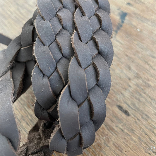 Lederarmband Lederhutband Lederbastelband Geflochtenes Lederband Geflochtenes Hutband aus leder geflochtenes Lederhutband 