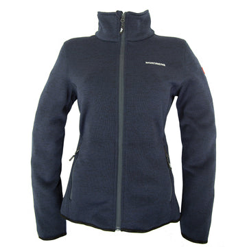 Damen Strickfleece Jacke Babs- in dunkelblau S