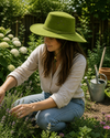 Soaka – Unisex Cowboyhut Wildleder-Optik | Sonderposten | Grasgrün, Pink & Aqua