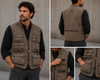 Outdoor-Weste aus Baumwolle – viele Taschen & maximale Freiheit