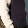 The Reversible Vest- Wendeweste aus Moleskin und gewachster Baumwolle hergestellt in Großbritannien