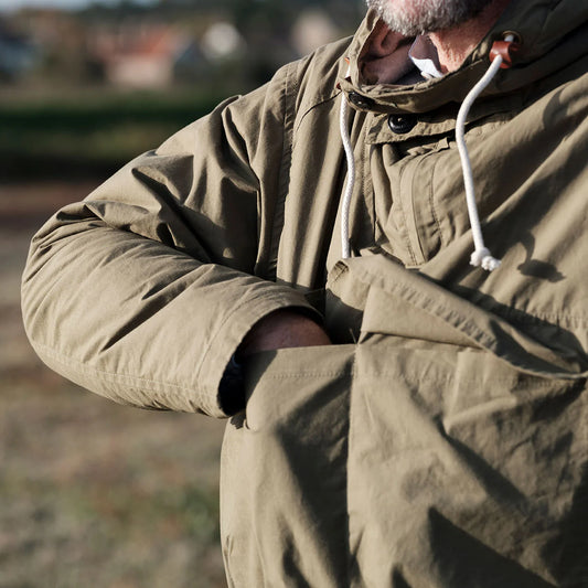 The Explorer Smock- gewachste Überziehjacke hergestellt in Großbritannien