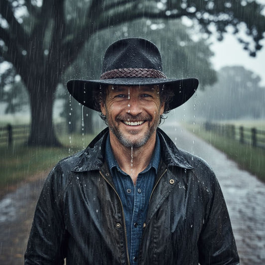 Australischer Outback-Hut mit Memory-Draht – einer für alles