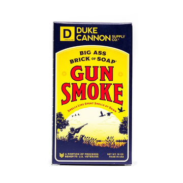 Big Ass Brick of Soap GUN SMOKE- Echte Männerseife von Duke Cannon aus den USA