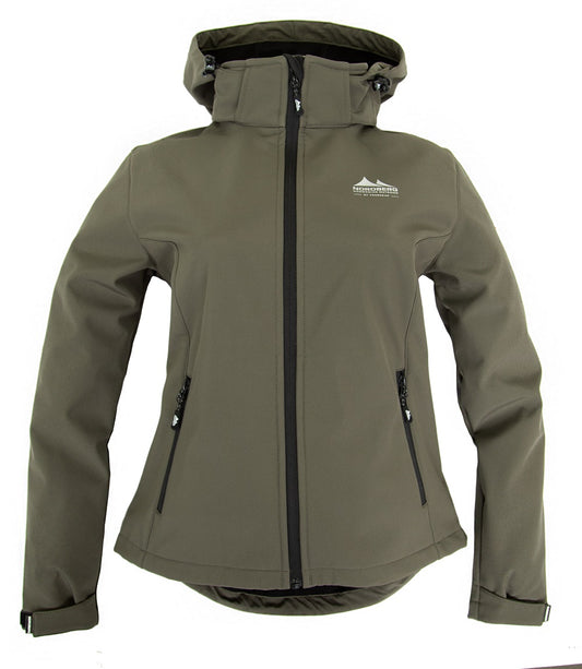 Damen Softshell Jacke mit abnehmbarer Kapuze | Größe M und 3XL