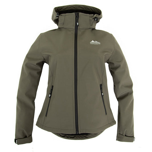 Damen Softshell Jacke Ingrida- mit abnehmbarer Kapuze | Größe 48/50 3XL