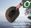 Outdoor Sommerhut in Wildleder Optik-super leicht und luftig inkl. Kinnband wasserfest mit UV Schutz