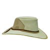 Cowboy children's hat made of leather with curved clamp | All -weather protection for the head and face