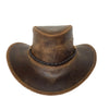 William Junior- Kinder Lederhut in schwarz, tobacco & braun