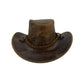 Winston- Robuster Outbacker Echtleder Hut in drei Farben mit einem 3 Strang geflochtenem Hutband