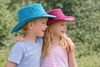 Australian outdoor hat made of soft suede | Crushing, in great colors for boys and girls