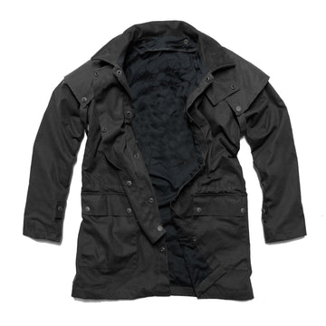 Ölzeug Jacke mit herausnehmbarem Winterfutter in schwarz & braun