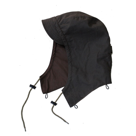 Attachable Hood in black & brown