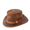Kids Lederhut im Australian Style – Rust, Tobacco & Sand