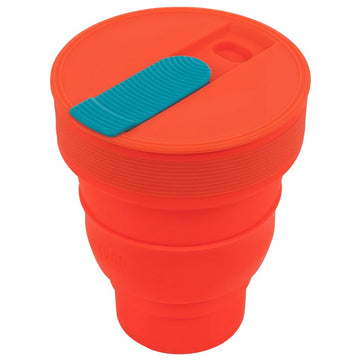 To Go Becher- Collapsible Coffee Cup in vier Farben auf 3 cm faltbar