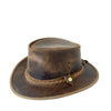 Kids Lederhut im Australian Style – Rust, Tobacco & Sand