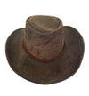 Allwettertauglicher Cowboy Leder-Hut toller Sonnenschutz, Größe S und XXL