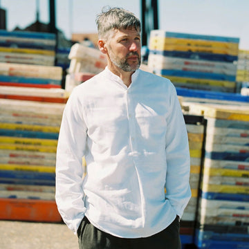 The Admiralty Shirt – Heritage-Look aus Baumwolle & Leinen