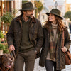 Crumplable wool felt hat for women and men with a two-colored leather hat band