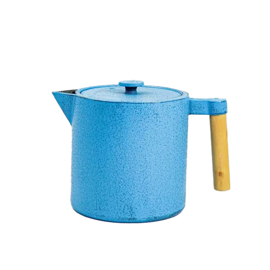Gusseisere Kanne für Tee & Kaffee in tollen Farben, Fassungsvermögen 0,9 L