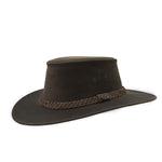 Allwetter Cowboy Lederhut mit UPF 50+ – Unikat – für Damen, Herren & Kinder – robust, wetterfest & atmungsaktiv