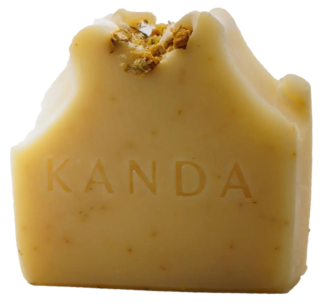 Organic-certified body soap soap made of chamomile without fragrance vegan and animal test-free