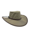 Parks Explorer- Australischer Sommerhut aus Canvas- inkl. Kinnband mit extra breiter Krempe