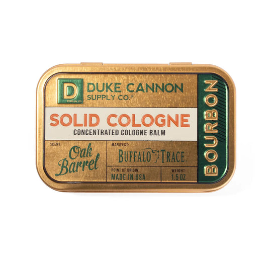 Echtes Solid Cologne- mit dem Duft nach Freiheit, ein Hauch von Bourbon gereift in echter Eiche