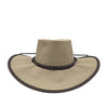 Parks Explorer- Australischer Sommerhut aus Canvas- inkl. Kinnband mit extra breiter Krempe