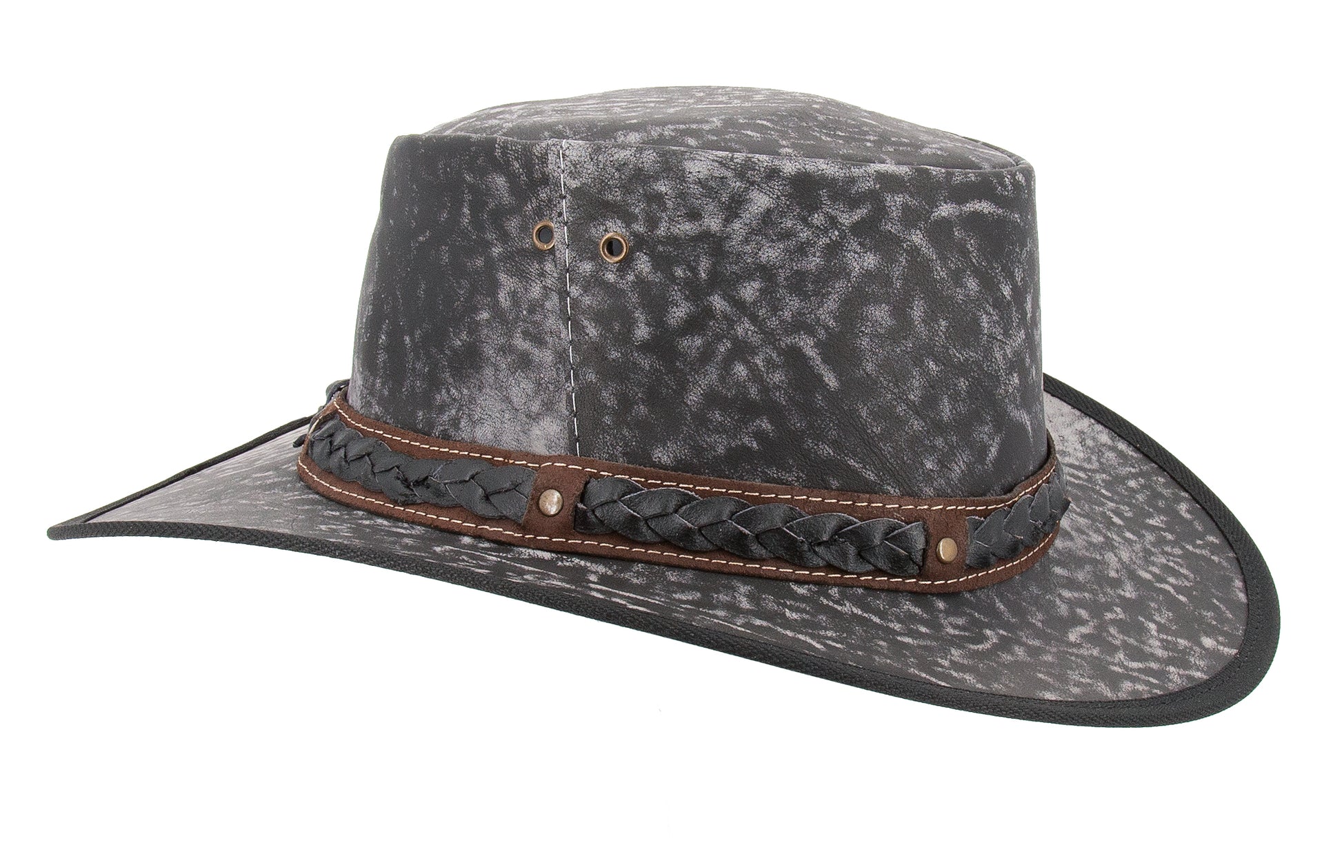 Barmah Hats Stonewash Kangaroo Leather Hat Item 1018 -  Canada