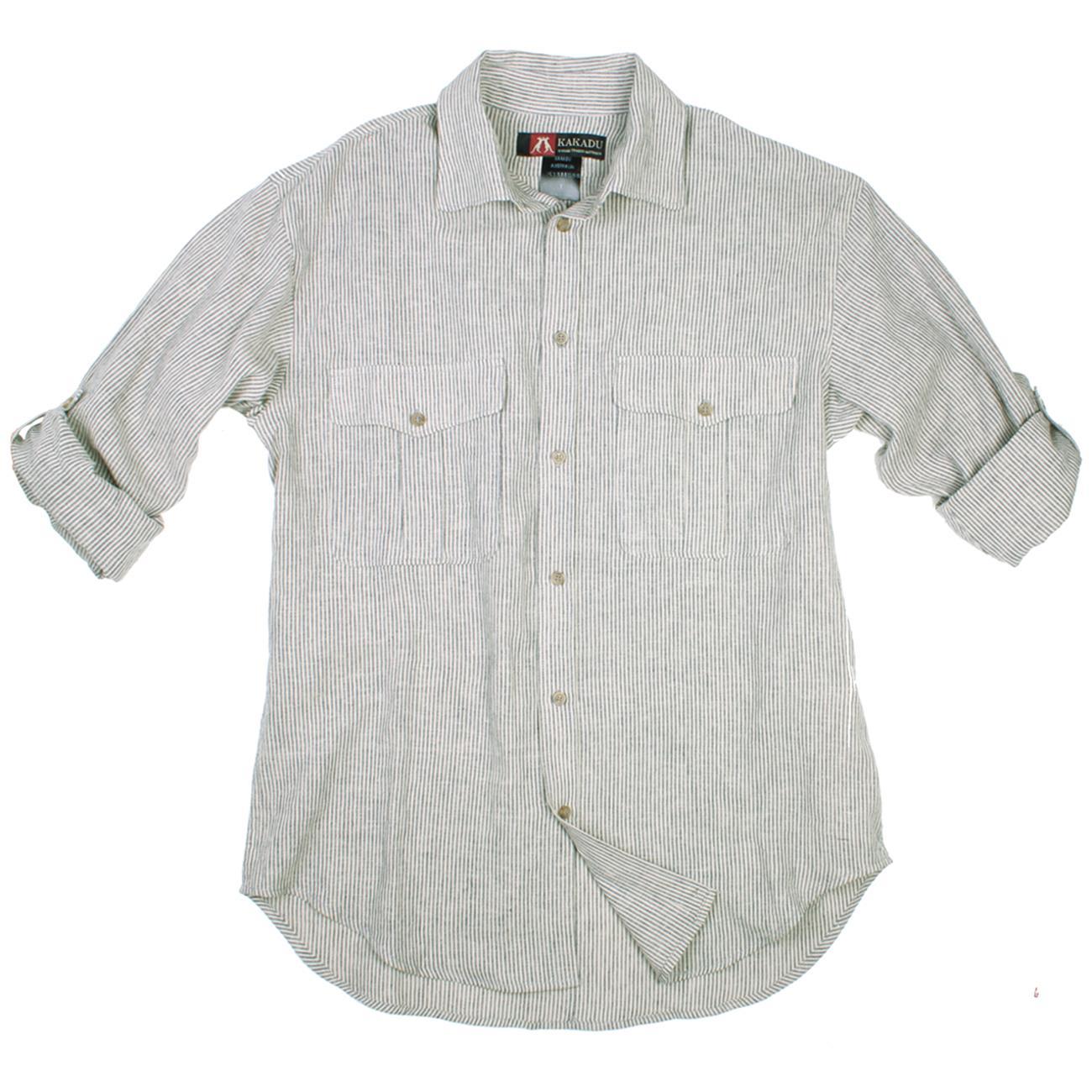Freizeit | Sommer Hemd- Oberhemd aus leichtem Baumwolle-Leinen | Langarm - OUT OF AUSTRALIA | Kakadu Traders Australia