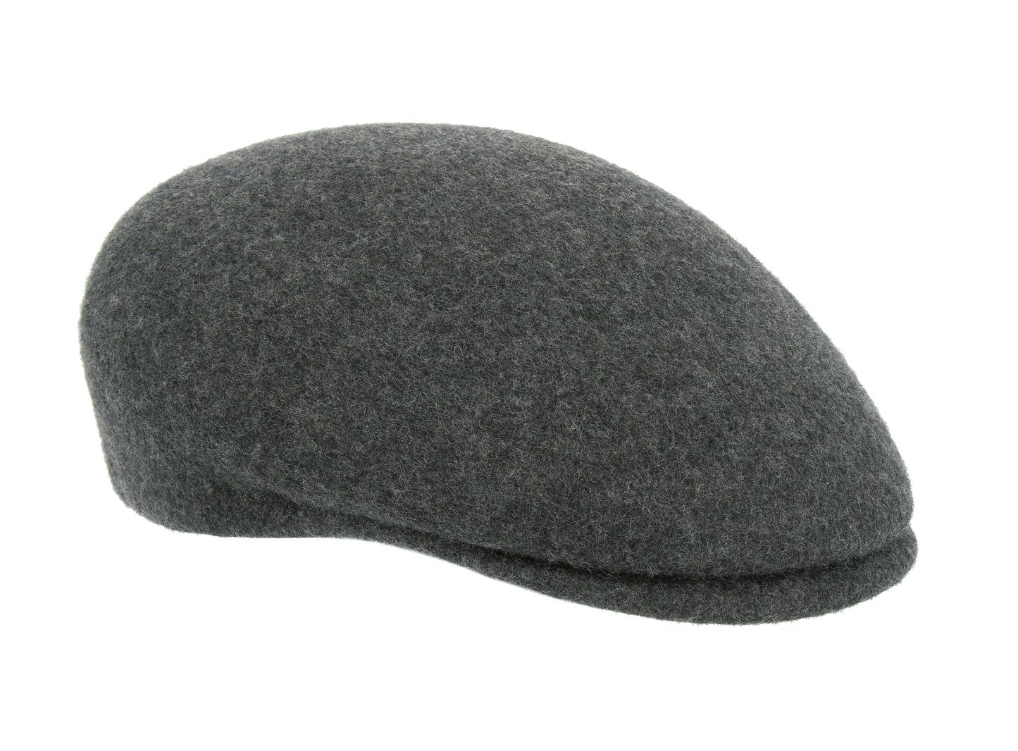 Crumpleable wool felt hat for women and men with leather hat band and logo