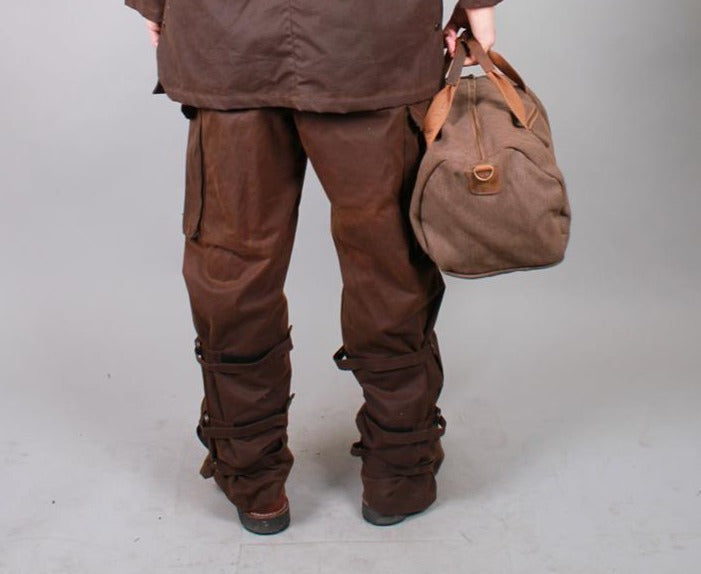 Leather on sale hunting pants