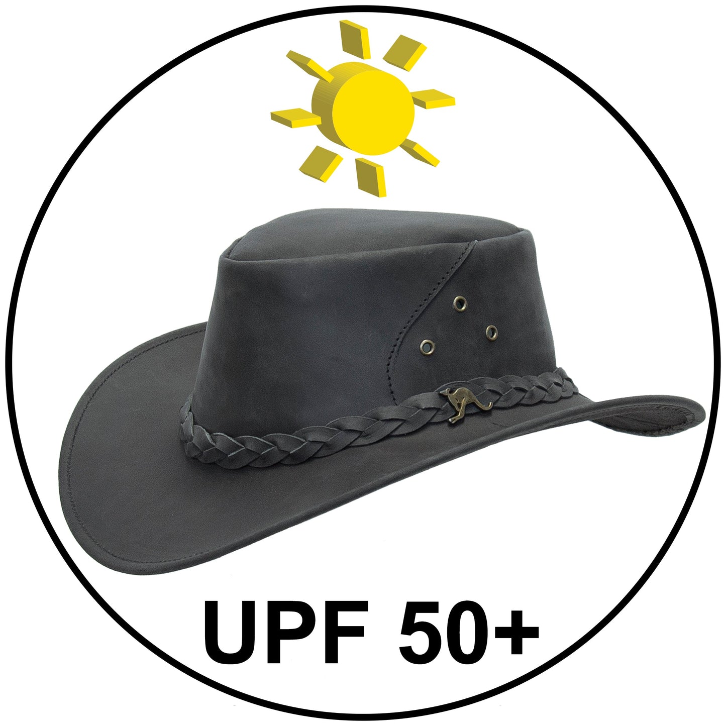 Tire break | Ultra-light cowboy hat for women and men made of kangaroo leather